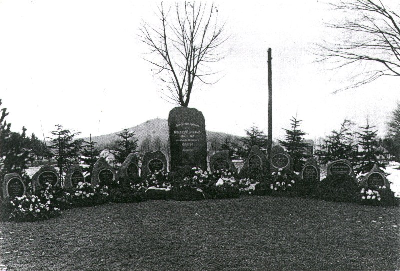 The Memorial to the Fallen Inhabitants of Zahrady during WWI